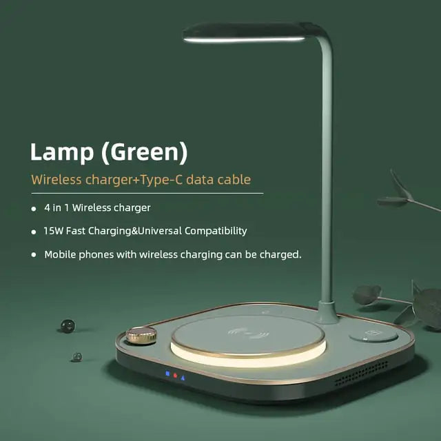 Desk Lamp 3 in 1 Wireless Charger