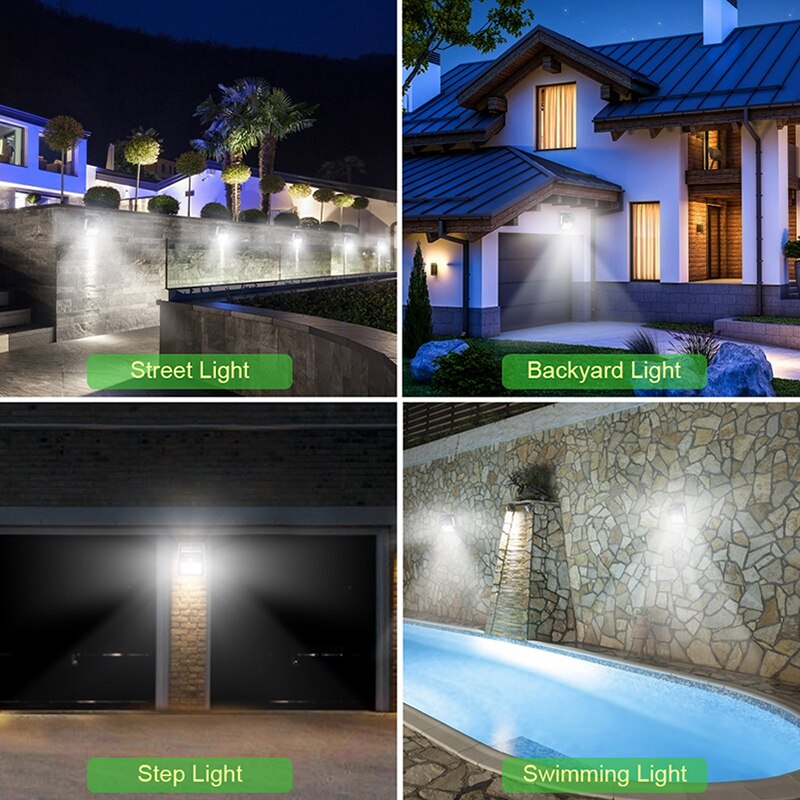 Outdoor LED Solar Powered Sensor Light