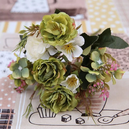 Vintage Silk Artificial Flowers