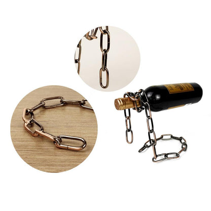 Iron Chain Wine Bottle Holder