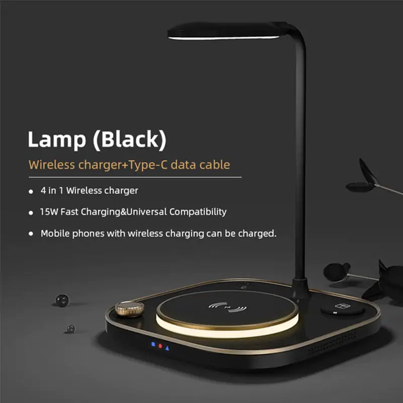 Desk Lamp 3 in 1 Wireless Charger