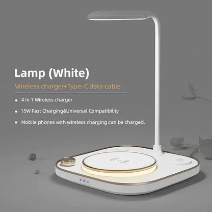 Desk Lamp 3 in 1 Wireless Charger