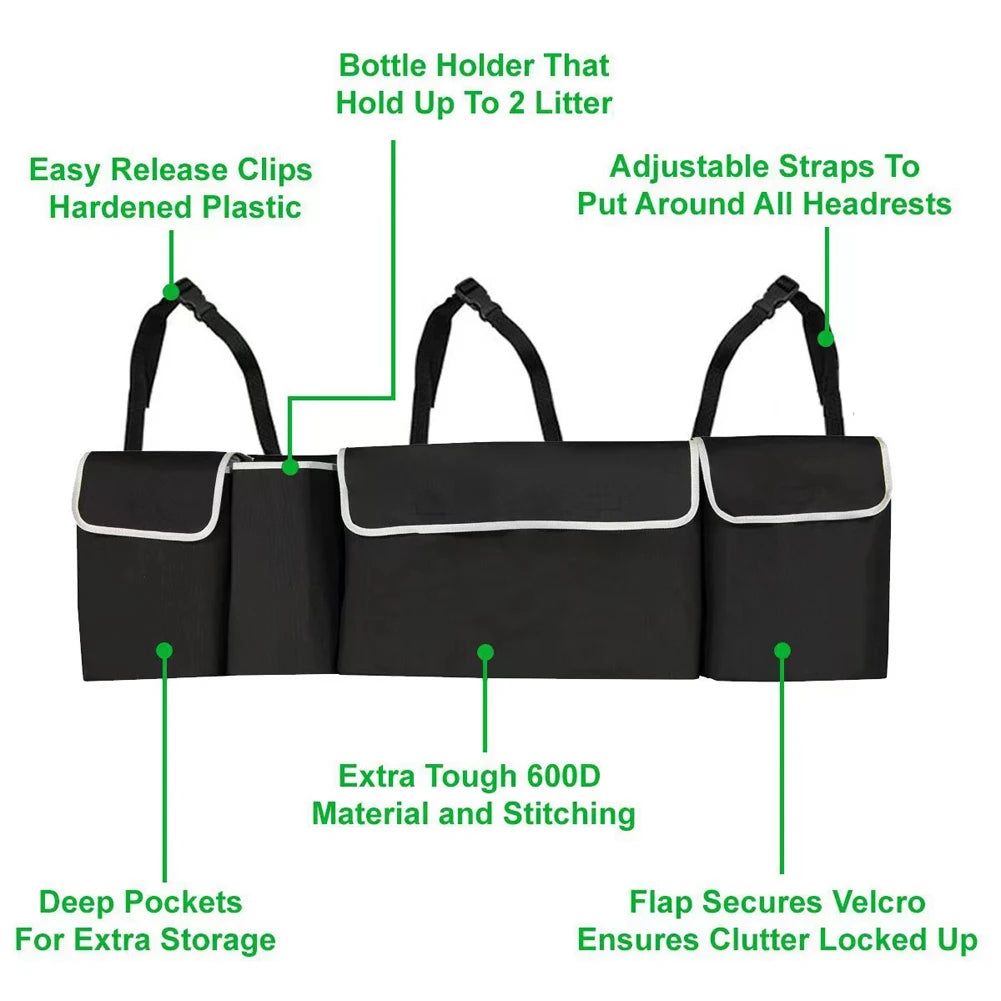 Hanging Car Boot Organizer