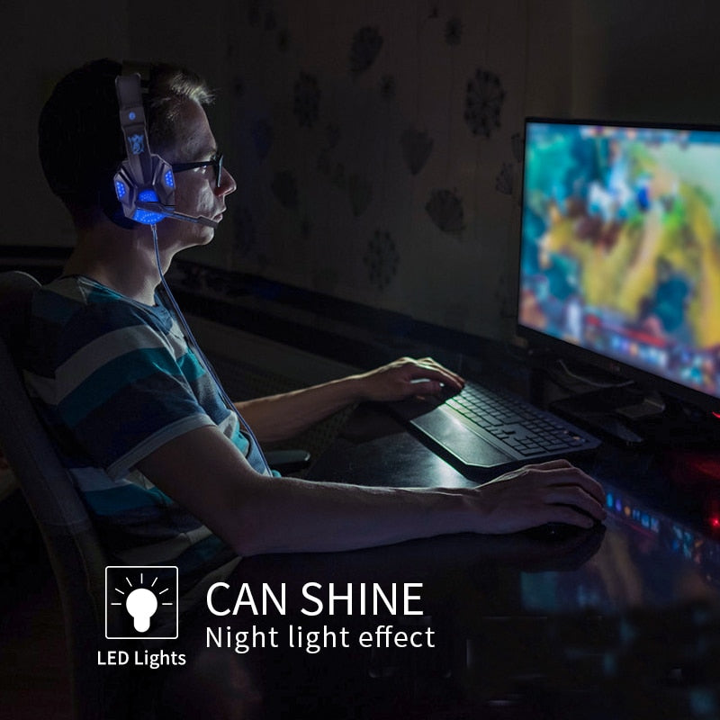 LED Gamer Headset