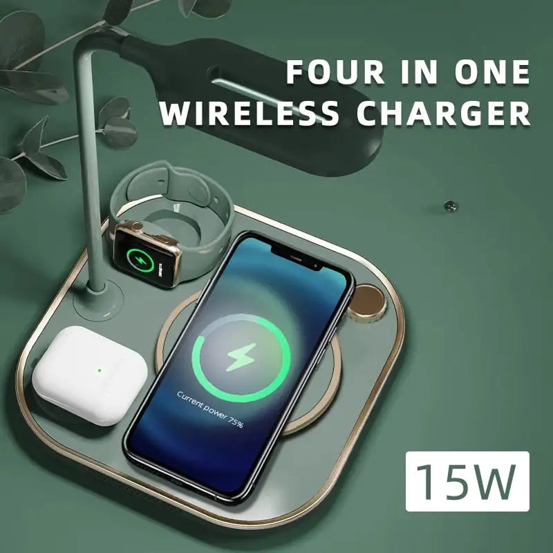 Desk Lamp 3 in 1 Wireless Charger